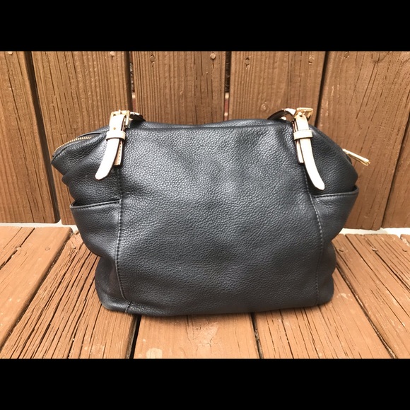 Michael Kors Black and Tan Satchel - Picture 2 of 5